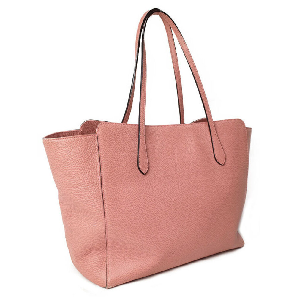 Gucci Bag pebbled Shoulder leather Swing Pink Tote